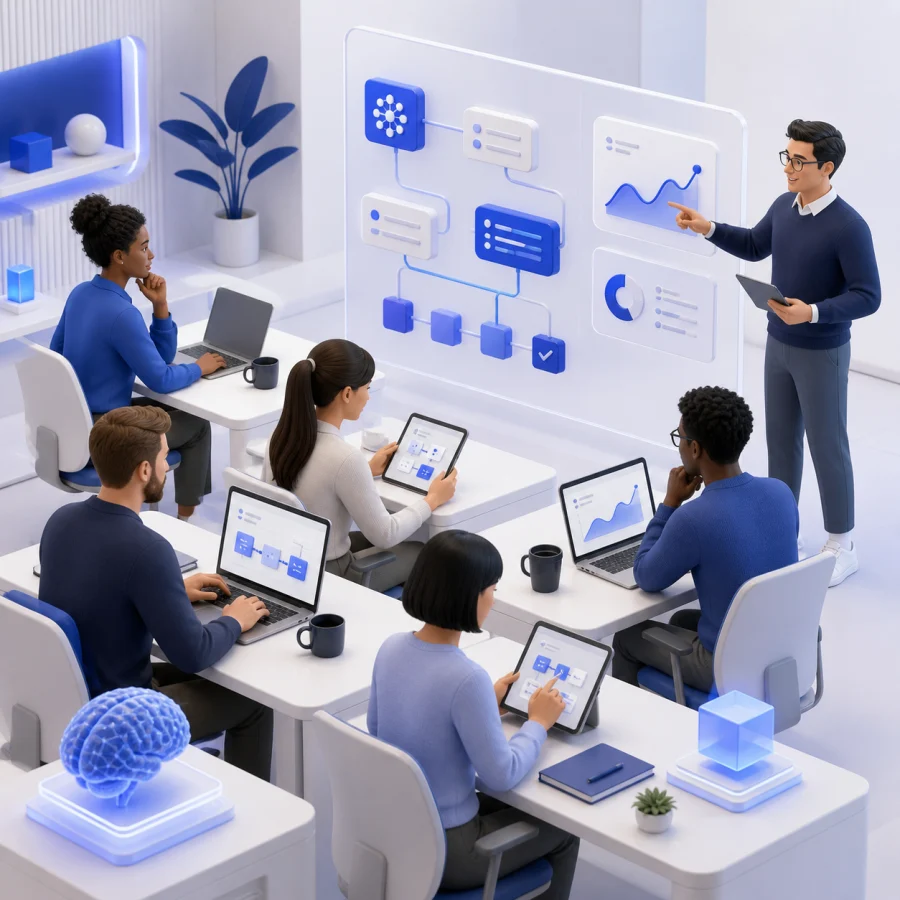 Profesionales aprenden a aplicar inteligencia artificial con ejercicios prácticos